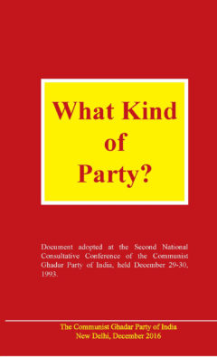 What Kind of Party CGPI Publication