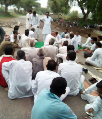 Rajasthan farmers protest