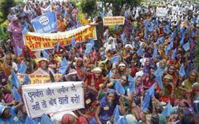narmada valley protest