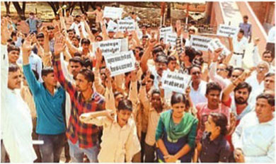 Hanumangarh protests