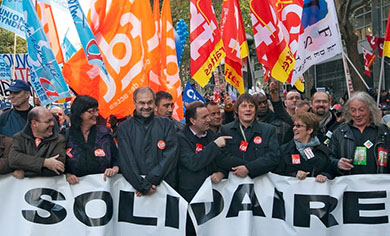 Demo against labour reforms in France-2