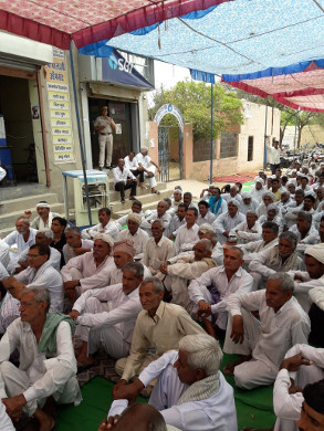 ​Farmers dharna started on 26th June 2018