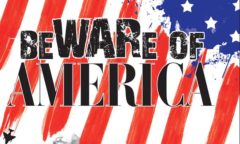 Poster against american war mongering