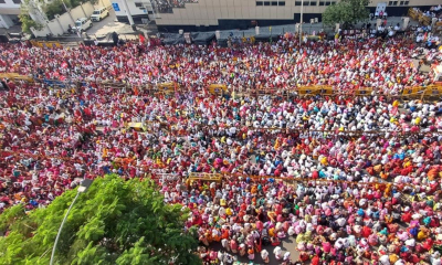 Historic morcha of workers in Nagpur