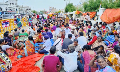 Sanitation workers against Privatisation